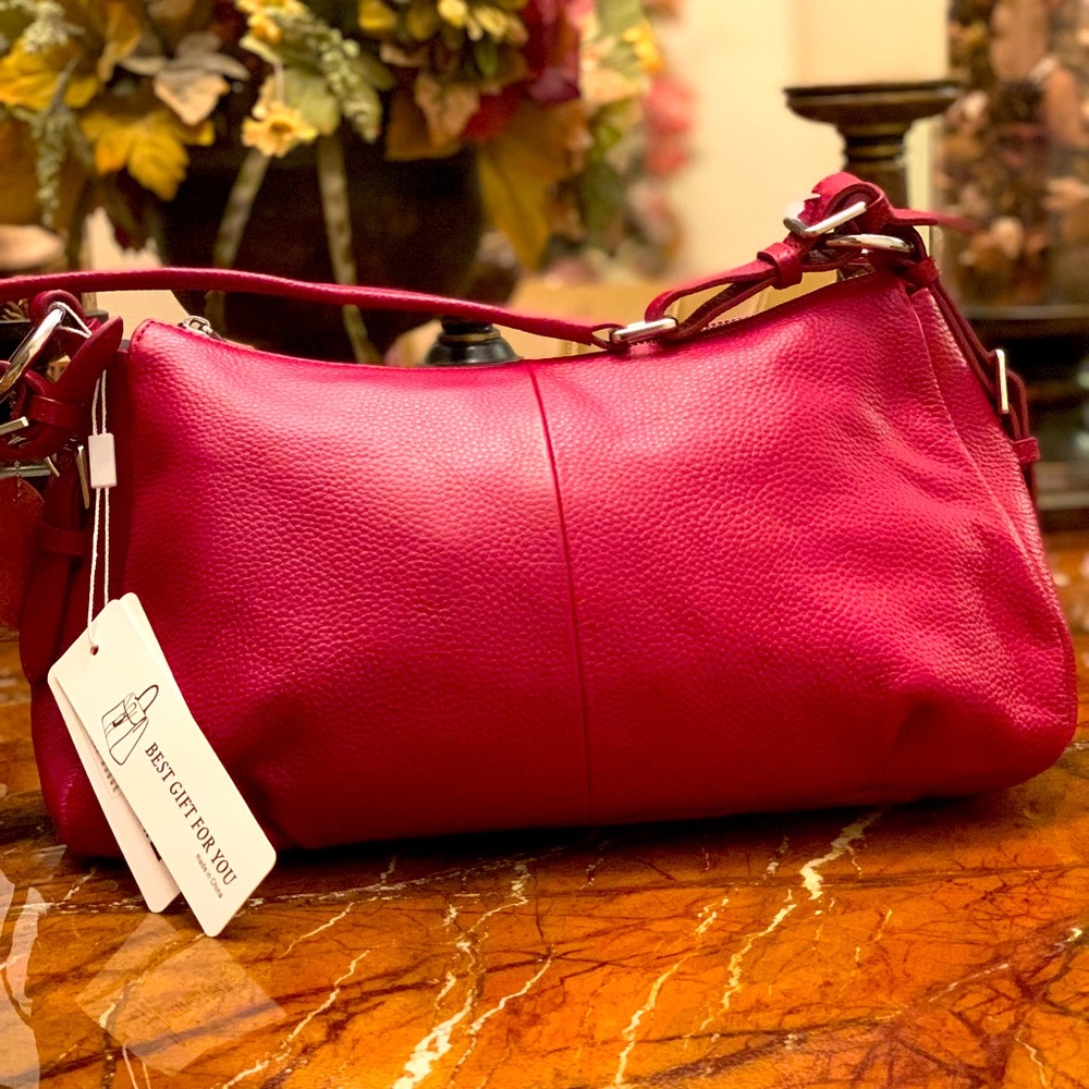 Burgundy He/She Ladies Handbag …